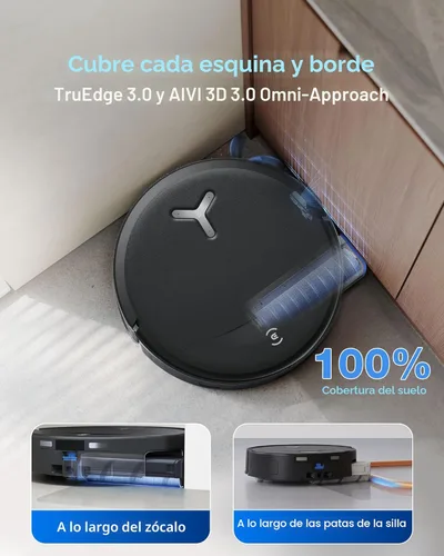 Miniatura 6 de ECOVACS DEEBOT T80S Omni Robot Aspirador y trapeador, succión de 24,800 Pa, mopa de rodillo OZMO de autolimpieza instantánea, mopa de elevación