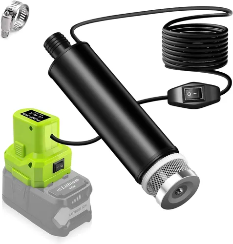 Miniatura 11 de Bomba de agua portátil para batería Milwaukee M-18 de iones de litio de 18 V M-18, bomba de transferencia de agua inalámbrica de barril de lluvia
