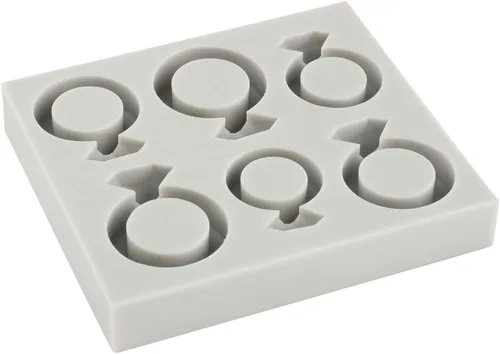 Miniatura 8 de Molde de silicona para anillo de diamante, anillo de compromiso de boda, molde de fondant de chocolate para el día de San Valentín, decoración