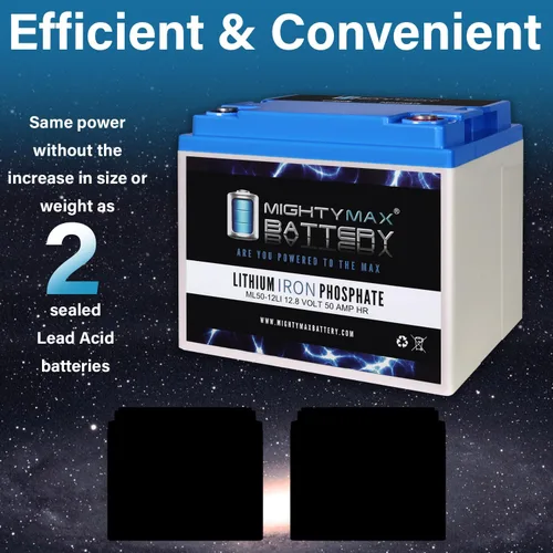 Miniatura 7 de Mighty Max Battery Batería de repuesto de litio de 12V, 50Ah, compatible con Tripp Lite Omni 750-4