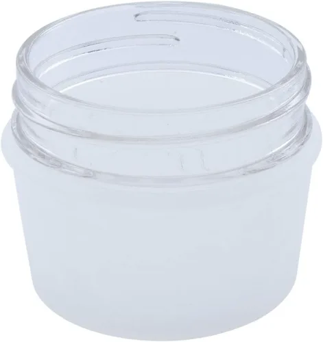 Mason Jar Lifestyle - Fundas de silicona de 4 onzas para proteger bolas pequeñas, Kerr, tarros acolchados para conservas (escarcha, paquete de 2)
