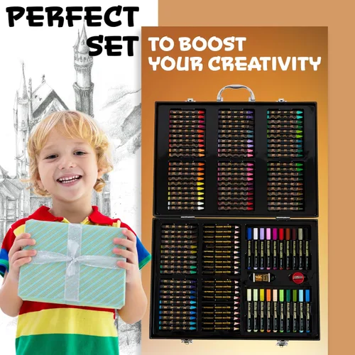 Miniatura 2 de Harry Potter Lápices de colores para regalos, 130 piezas, suministros de arte, kit de dibujo, suministros escolares, lápices de dibujo para niños