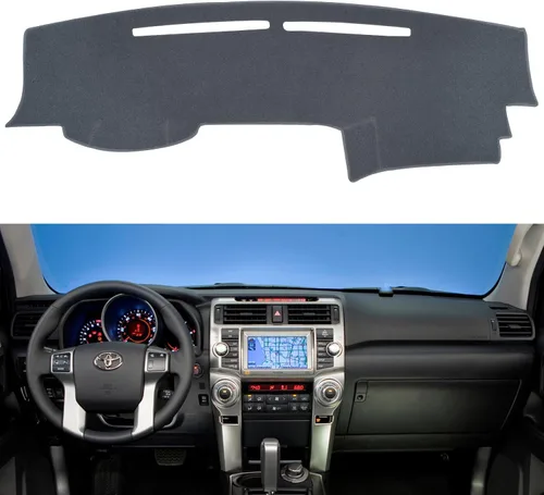 Miniatura 7 de Alfombrilla para tablero de instrumentos compatible con Toyota 4Runner 1996 1997 1998 1999 2000 2001 2002 (Beige)