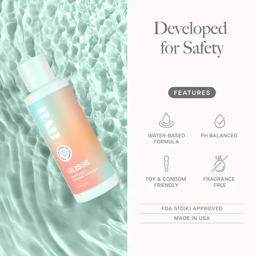 Miniatura 3 de Ava Lubricante personal a base de agua de alta calidad, de larga duración, pH equilibrado y seguro para juguetes, lubricante antiadherente, sin