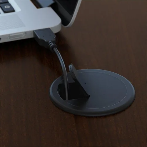 Miniatura 4 de Bush Business Furniture Escritorio Serie C para oficina en casa, 60 pulgadas de ancho x 43 pulgadas de profundidad, color cereza m