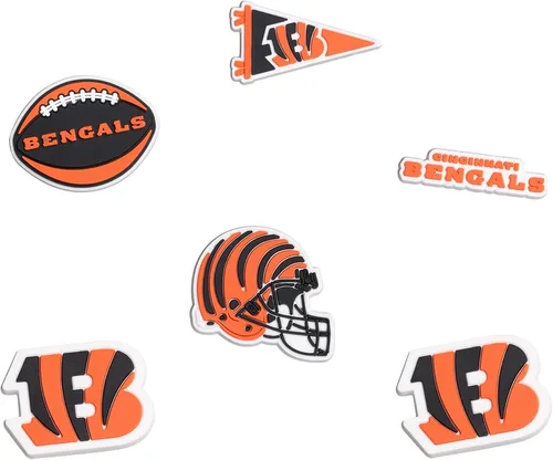 Miniatura 20 de FOCO unisex-adult NFL Team Logo 6-Pack Shoe Charms