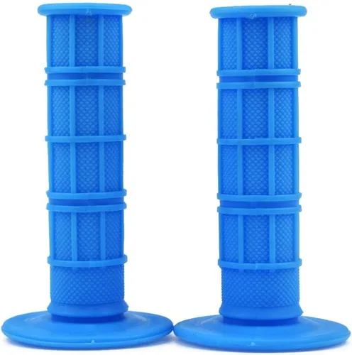 HIAORS 7/8" Empuñaduras universales para motocicleta, compatibles con YZ125 YZ250 YZ426F YZ450F TTR250 WR250R YZ80 YZ85 50cc 110cc 70cc Pit Dirt Azul