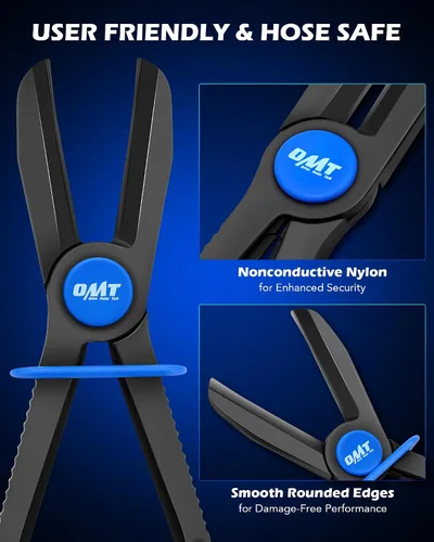 Miniatura 5 de Orion Motor Tech Alicates para manguera, juego de 3 alicates de abrazadera de manguera de largo alcance para mangueras flexibles, refrigerante