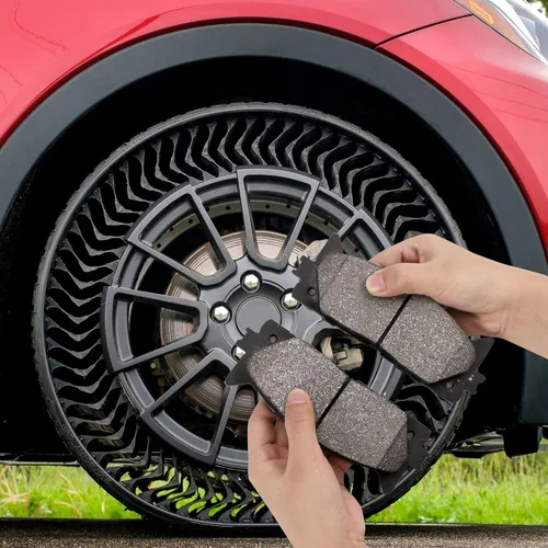 Miniatura 6 de Pastillas de freno 58, paquete de 4, pastillas de freno de disco para automóvil, camión, SUV, camioneta