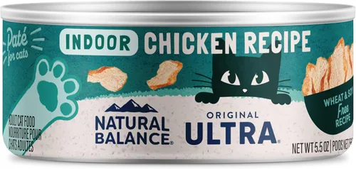 Miniatura 16 de Natural Balance Original Ultra - Alimento enlatado húmedo para gatos, receta de atún y camarones, 5.5 onzas (paquete de 24)