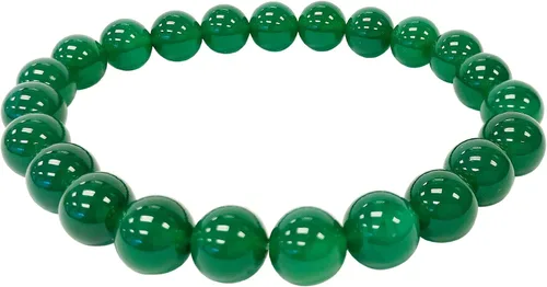 Miniatura 439 de Gem Avenue Handmade Round Bead Stretch Bracelet Unisex Natural Stone Beaded Jewelry for Men & Women, Elastic Wristband for Daily Wear
