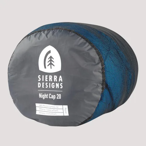 Miniatura 7 de Sierra Designs Night Cap - Saco de dormir de 20 grados, sintético reciclado, sin cremallera, estilo momia, para acampar y mochilero, para hombres