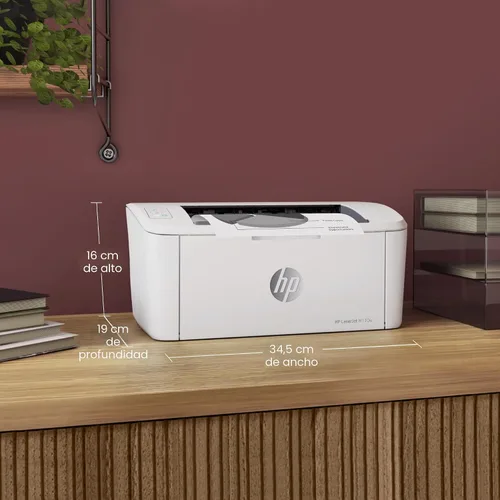 Miniatura 5 de Impresora inalámbrica en blanco y negro HP LaserJet M110w, impresión, velocidades rápidas, configuración fácil, impresión móvil, ideal para equipos