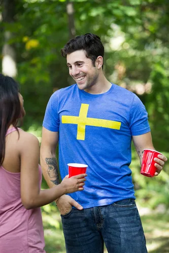 Miniatura 4 de Nations of The World Camiseta unisex con símbolo de la bandera del orgullo nacional para hombre o mujer