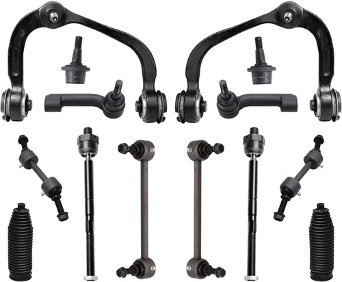 Miniatura 113 de Detroit Axle - Kit de suspensión frontal de 16 piezas para RWD Chrysler 300 Dodge Charger Challenger Magnum 6 brazos de control con rótulas 2