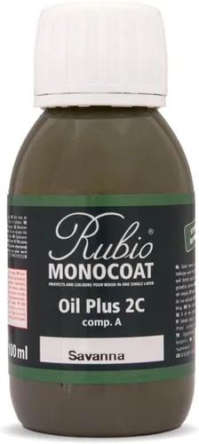 Miniatura 89 de Rubio Monocoat Muestra de Acabado de Aceite para Madera - Puro Aceite Plus Parte A Aceite de Linaza de Secado Rápido y Ecológico para Uso Pure
