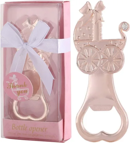 Miniatura 3 de 12 abrebotellas para recuerdos de baby shower, recuerdos de decoración de baby shower, abrebotellas con exquisita caja de regalo utilizada