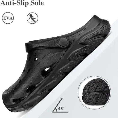 Miniatura 5 de Scecocrs Zuecos con Soporte de Arco para Mujeres y Hombres Zapatos de Jardín para Adultos Deslizables para Exteriores Sandalias Deportivas de Verano