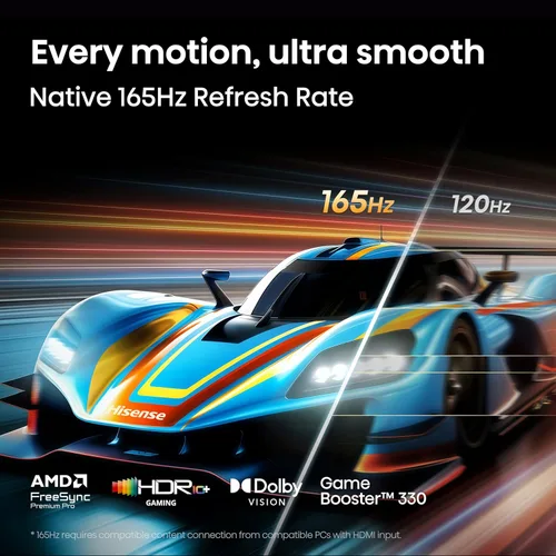 Miniatura 7 de Hisense 55" U7 Mini-LED ULED 4K UHD Best Premium Gaming Google Smart TV (55U7SG, 2026 NUEVO) - Hi-QLED, Native 165Hz, VRR 330, HDR10+, Dolby Vision