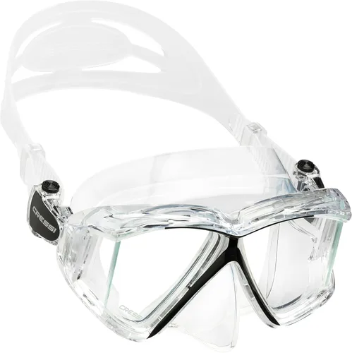 Miniatura 8 de Cressi Wide View Dive Mask - 4-Window Tempered Glass - Soft Silicone Skirt for Perfect Seal - Pano 4: Designed in Italy