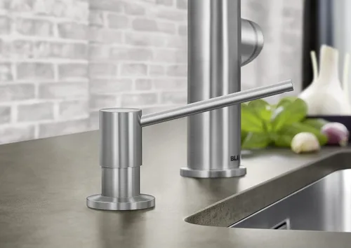Miniatura 2 de BLANCO 527722 Torre Dispensador de Jabón - Platino Satinado plateado satín (Satin Platinum)