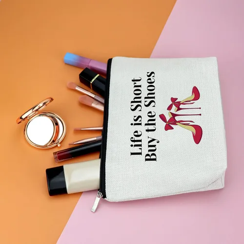 Miniatura 5 de Regalo para amantes de los zapatos, regalos de cumpleaños para amigas, bolsa de maquillaje, regalo de moda para mujeres, regalo de amistad