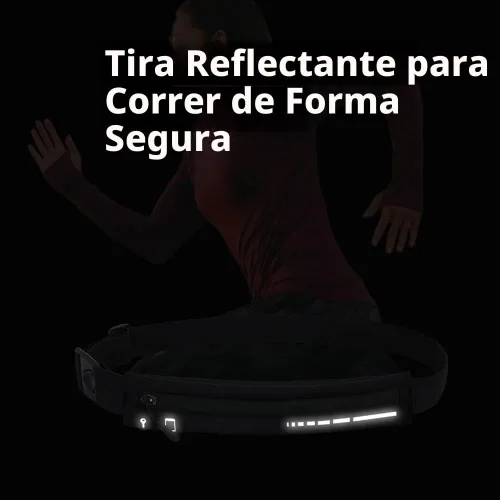 Miniatura 7 de Cinturón delgado para correr para mujeres y hombres, riñonera para corredores, soporte para teléfono, cinturón de cintura para correr, cinturón