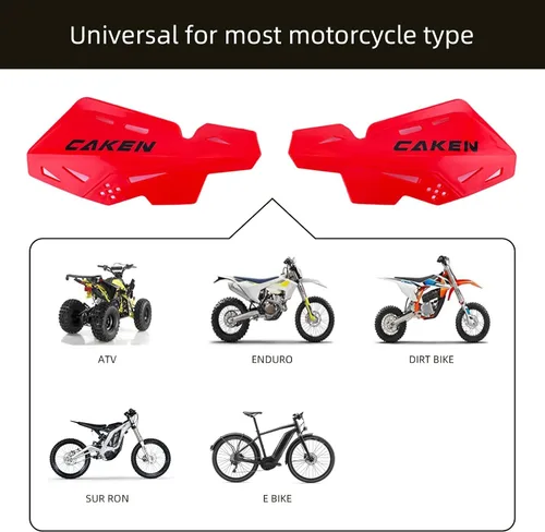 Miniatura 9 de Paramanos universales de 22 mm (7/8 pulgadas) y 28 mm (1 1/8 pulgadas) para manillar de bicicleta de CNC para moto de cross, ATV, scooter para CRF