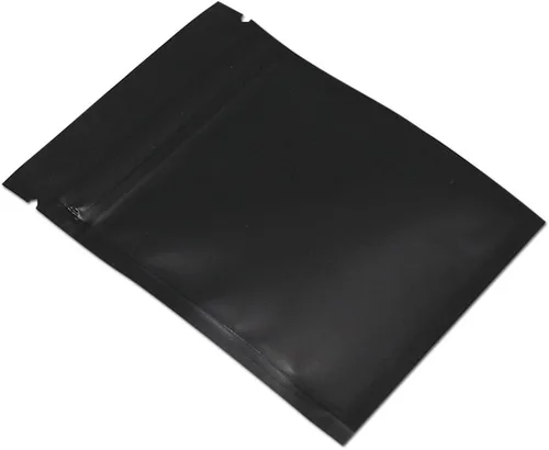 Miniatura 4 de FERENLI - 100 bolsas de almacenamiento de alimentos Mylar con cierre de cremallera, bolsas de aluminio opacas herméticas con ventana frontal