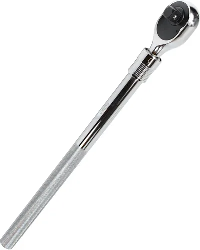 EZRED Trinquete extensible de accionamiento de 3/4" con eje de bloqueo telescópico de acero reforzado