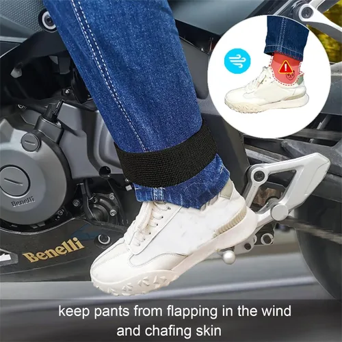 Miniatura 5 de Correas negras elásticas militares para botas vaqueras, correas tácticas ajustables militares para caza, jardinería, senderismo, ciclismo, pesca, 4