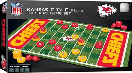 Miniatura 24 de MasterPieces NFL Los Angeles Rams Juego de mesa de damas, 13 x 21 pulgadas