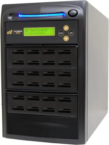 Miniatura 7 de Acumen Disc Duplicador SD de 1 a 15 - 2 GB/Min - Sistema de copiadora y desinfectante de tarjetas de memoria Micro Flash SDHC SDXC SDHC SDXC