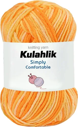 Miniatura 83 de 50g (1x50g) Hilo Acrílico para Crochet y Tejido, Hilo Degradado Colorido, 1 Rollo de Madejas, Hilo Acrílico Multicolor, Perfecto para Proyectos
