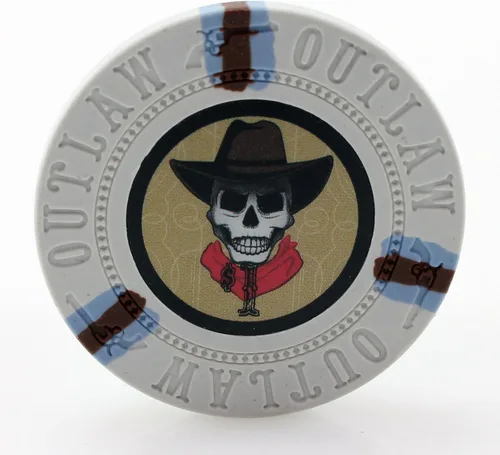 Miniatura 8 de Versa Games Fichas de póquer Outlaw Clay en 0.46 oz - Paquete de 50 (colores a elegir)