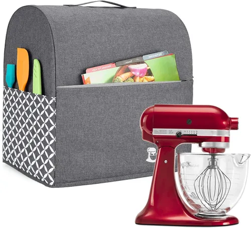 Yarwo Funda para batidora de pie compatible con batidora KitchenAid de 4.5 cuartos y todas las de 5 cuartos, cubierta protectora contra el polvo con