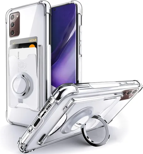 Miniatura 9 de Shields Up Funda para Samsung Galaxy Note 10 Plus, funda minimalista con tarjetero [3 tarjetas] y soporte de anillo, [protección contra caídas]