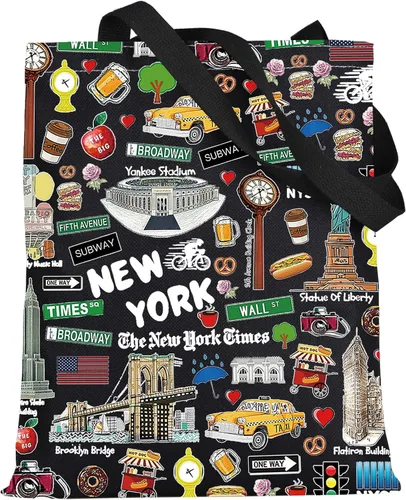 Miniatura 11 de WZMPA Bolsa de cosméticos de Nueva York New YorkSouvenir regalo de vacaciones maquillaje bolsa con cremallera Mercancía de la ciudad (Nueva York)