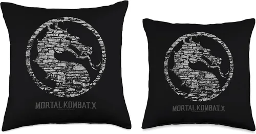 Miniatura 3 de Mortal Kombat X Stone Seal - Almohada (16.0 x 16.0 in), multicolor