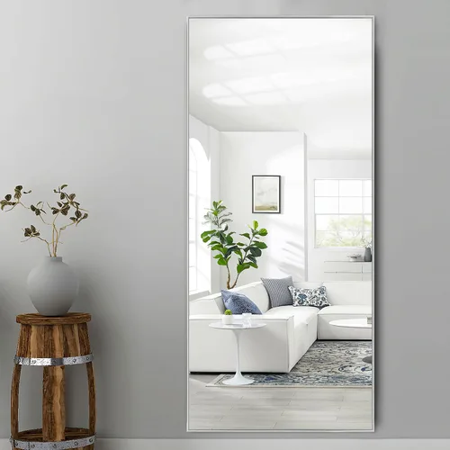 Miniatura 21 de MIRUO - Espejo de pared para colgar sobre la puerta, marco de poliestireno para baño, dormitorio, sala de estar, dormitorio y más