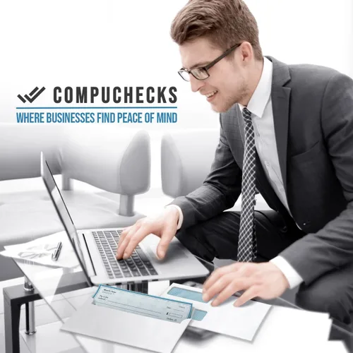 Miniatura 4 de Compuchecks Sobres de doble ventana #8 - Tira de despegar y sellar, sobres de cheques de correo de seguridad para negocios – a prueba