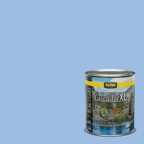 Miniatura 148 de Rodda Paint CASCADIA XL - Pintura satinada e imprimación para exteriores en uno, cuarto de galón, idea abstracta
