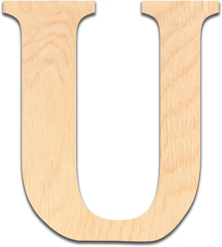 Miniatura 32 de Ampersand - Letras de madera de 6 pulgadas de alto, abedul báltico de 1/4 de pulgada de grosor, decoración de bricolaje pintable, letreros