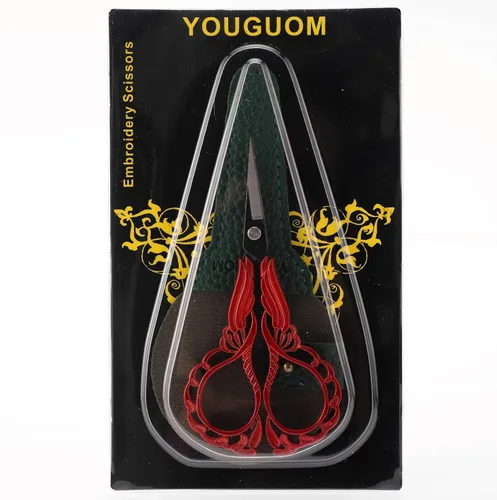 Miniatura 8 de YOUGUOM Tijeras pequeñas para bordar, tijeras de costura para manualidades, tijeras de punta afilada para costura, roscado, manualidades