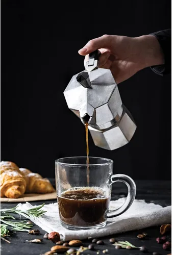 Miniatura 5 de Fino Cafetera espresso para estufa, prepara hasta 3 porciones