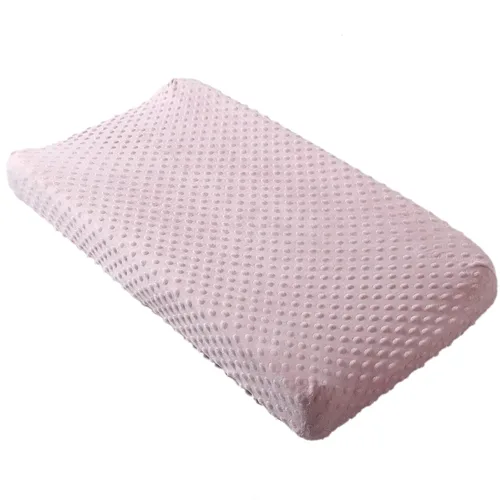 Miniatura 2 de Funda para cambiador, diseño de puntos súper suaves, agradable al tacto, transpirable, lavable, para bebé niño y niña (novia ruborizada)