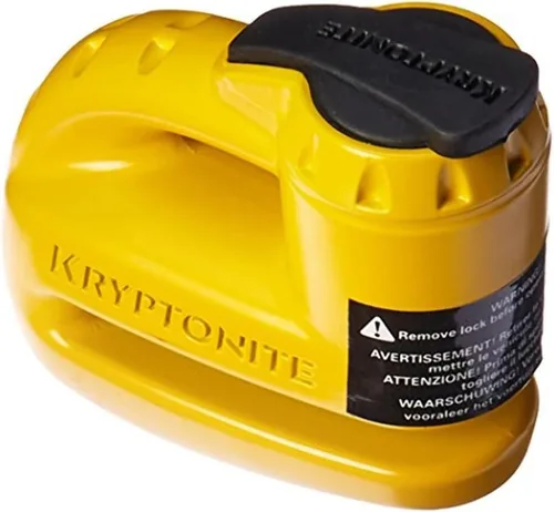 Miniatura 3 de Kryptonite 000877 Keeper 5s Candado de disco cromado negro, talla única Cromo