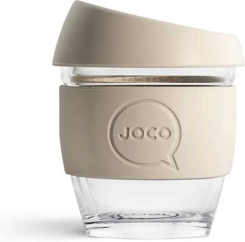 Miniatura 16 de JOCO Taza 4oz - Taza clásica reutilizable de vidrio de borosilicato eco-innovador - (Mood Indigo)