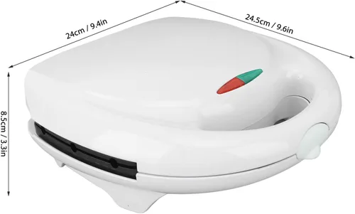 Miniatura 9 de Máquina para hacer perros de maíz, máquina antiadherente de 750 W para hacer gofres para barbacoas, perfecto para perros calientes en un palo