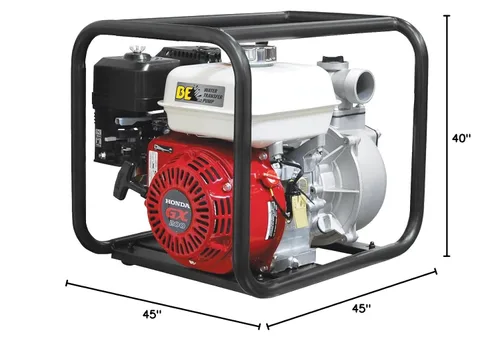 Miniatura 2 de BE Power Equipment Bomba de transferencia de agua de 3" con motor Honda GX200